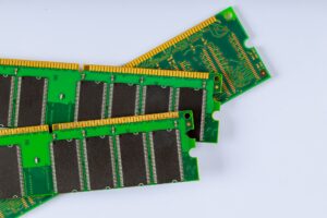 Part of computer of expansion memory RAM module