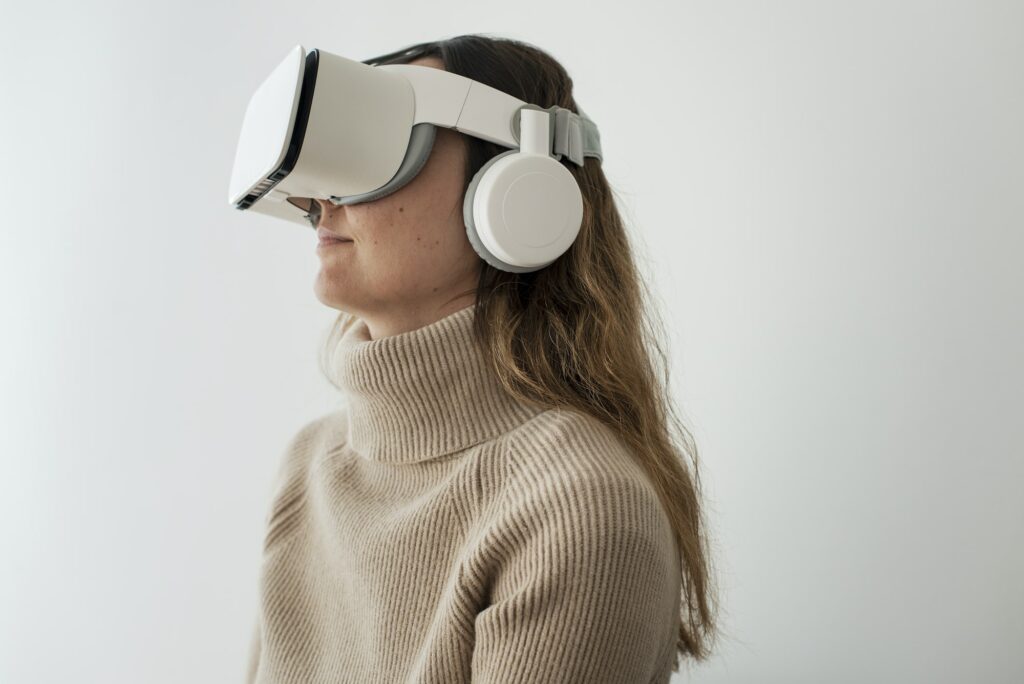 Essai de casque de réalité virtuelle