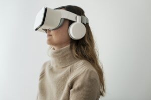 Essai de casque de réalité virtuelle