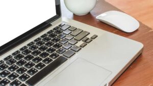 Clavier d'un ordinateur portable