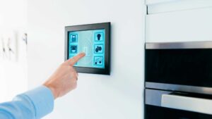 Tableau tactile d'une Maison connectée
