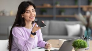 Commande vocale sur smartphone